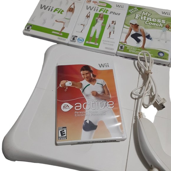 Nintendo Video Games & Consoles Wii Balance Board Bundle With 6